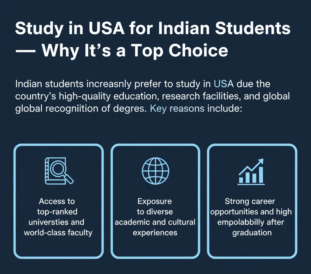 Study in USA for Indian Students