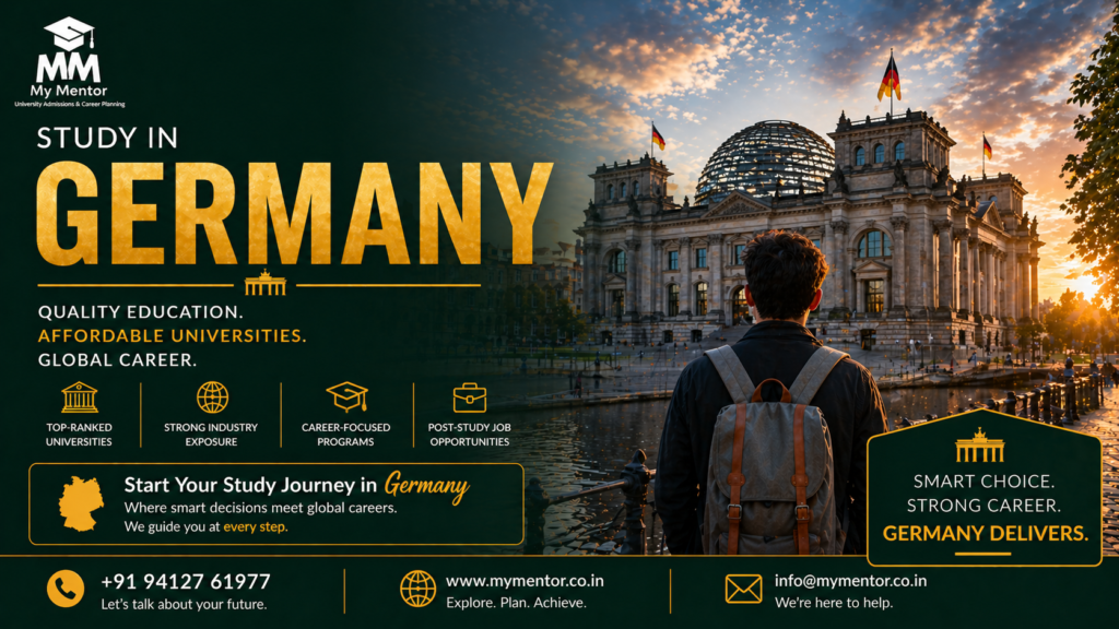 Study in Germany for Indian Students (2026): Top Universities, Fees, Courses & Career Opportunities
