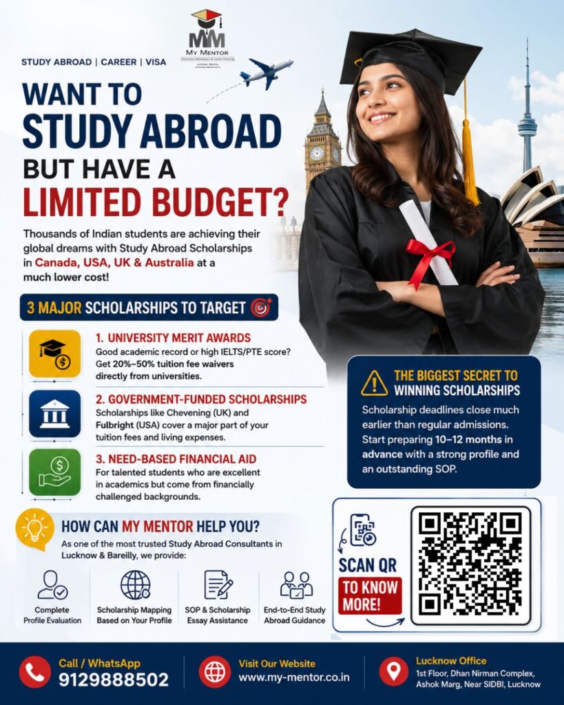 Ultimate Guide to Study Abroad Scholarships for Indian Students [2026]