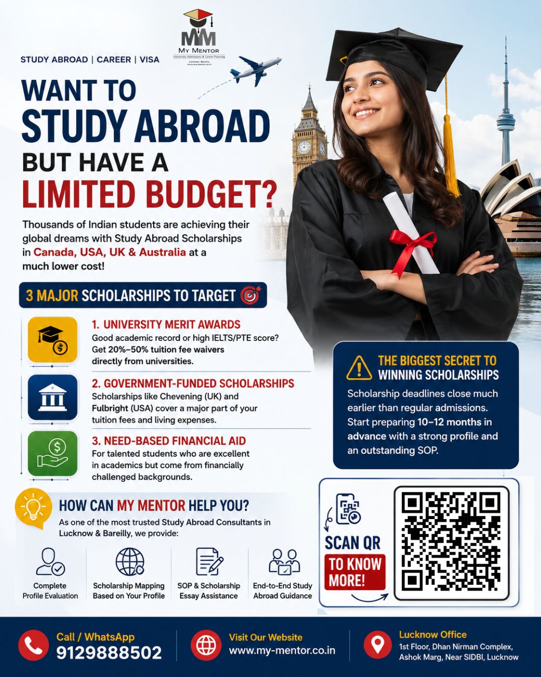 Ultimate Guide to Study Abroad Scholarships for Indian Students [2026]